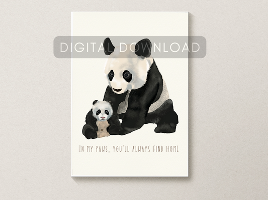 Panda & Cub - Digital Download