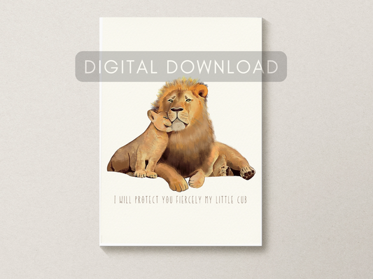 Lion & Cub - Digital Download