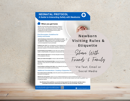 Newborn Safety Protocol (Visitor Rules) - Digital Download