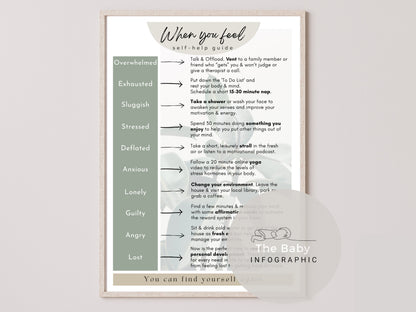 Postpartum Self-help Poster Guide DIGITAL